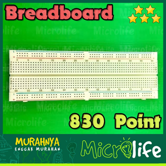 BREADBOARD MB-102 830 LUBANG