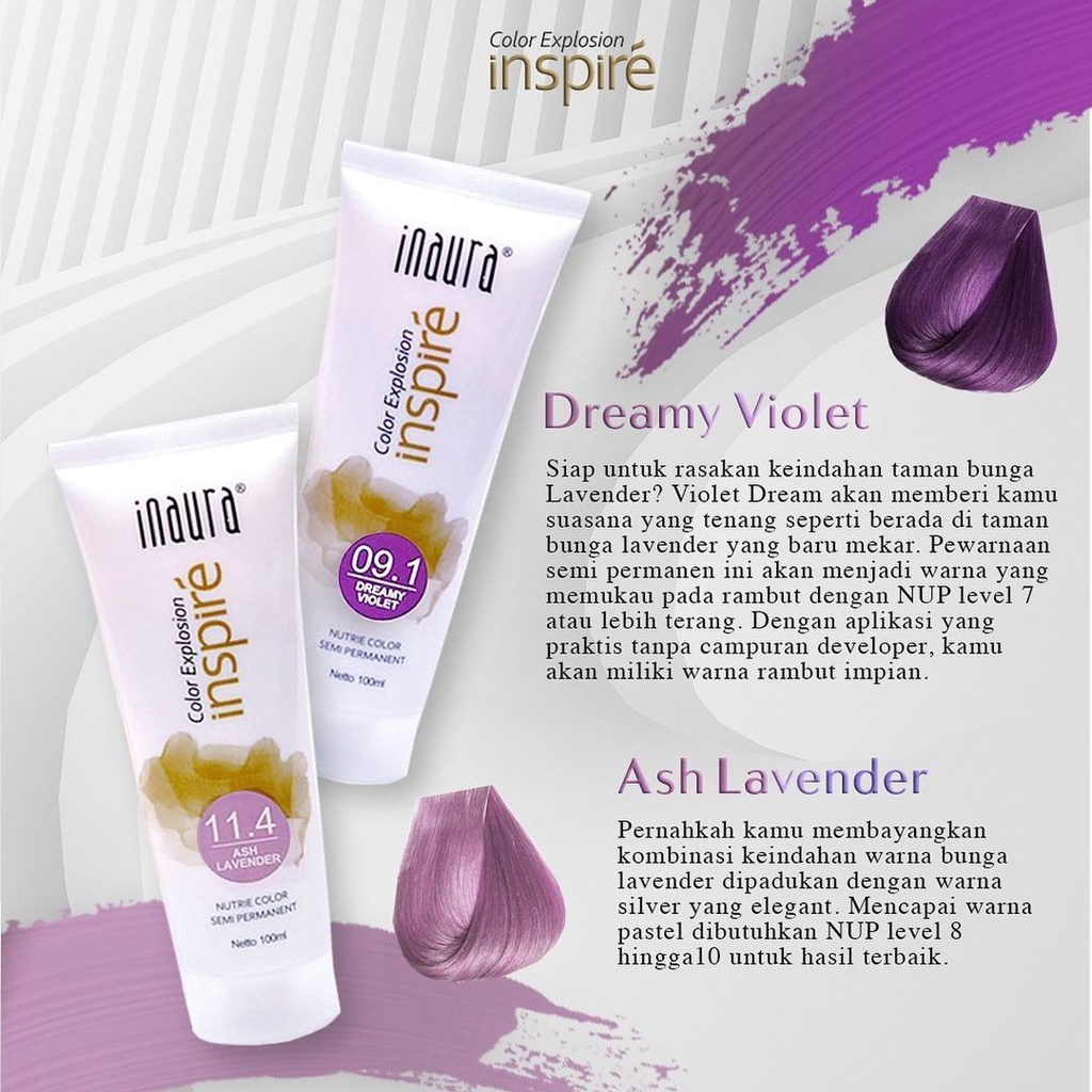 ★ BB ★  Inaura Color Explosion Inspire 100ml