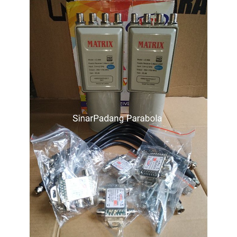 LNB C BAND MATRIX LC~999 4 RECEIVER