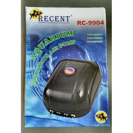Airpump / Aerator Aquarium 4 saluran RECENT RC - 9904