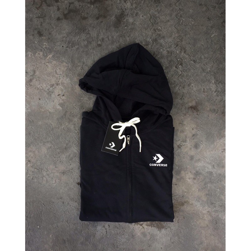 Zipper hoodie converse original resmi