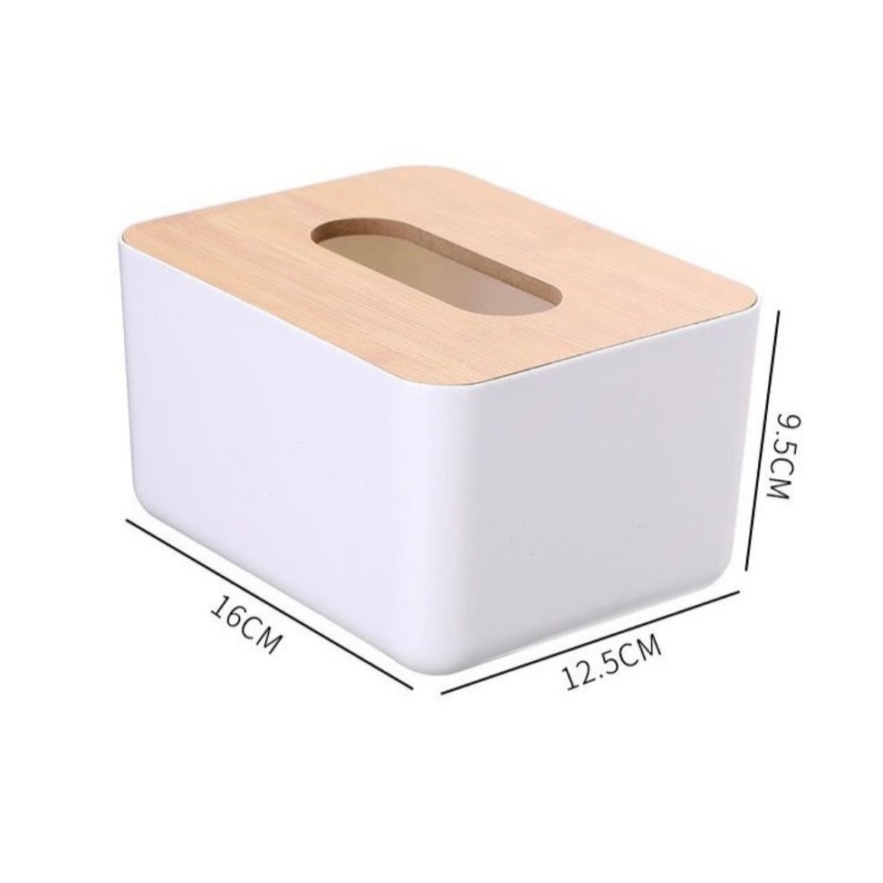 [JINGO] - Tissue Box Tempat Tisu / Tempat Tissue Minimalis Tempat Tisu Kayu Aesthetic Bentuk Persegi Panjang Multifungsi Serbaguna Kotak Penyimpanan Tempat Penyimpanan