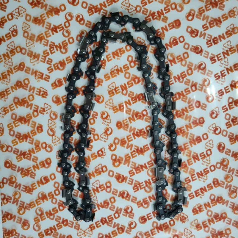 CHAIN CHAINSAW SENSO 2500. ( 25.4CC )RANTAI SENSO 2500 (25.4CC)UNTUK CHAINSAW /MESIN GERGAJI KAYU