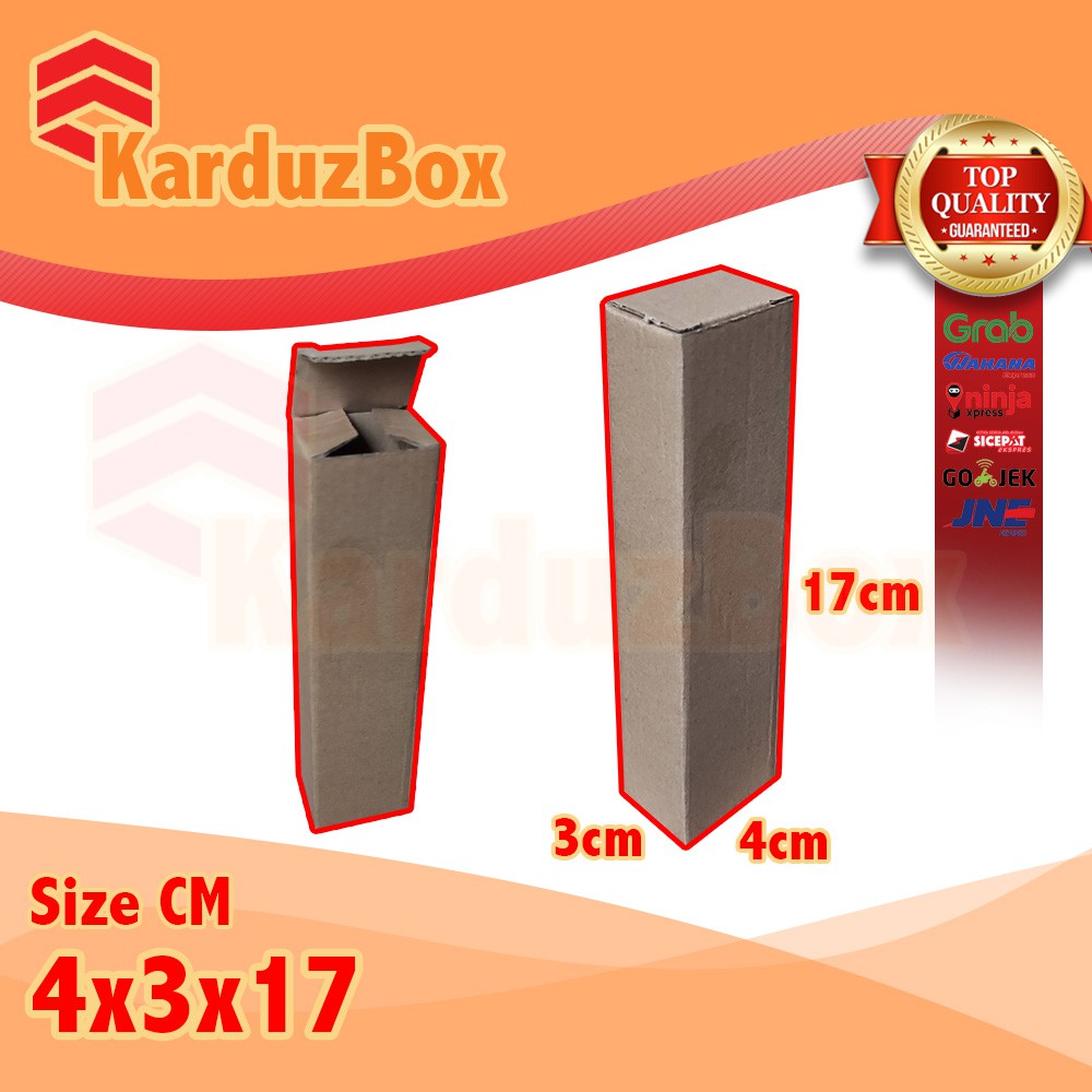 

4x3x17 Kardus Packaging Box PIZZA