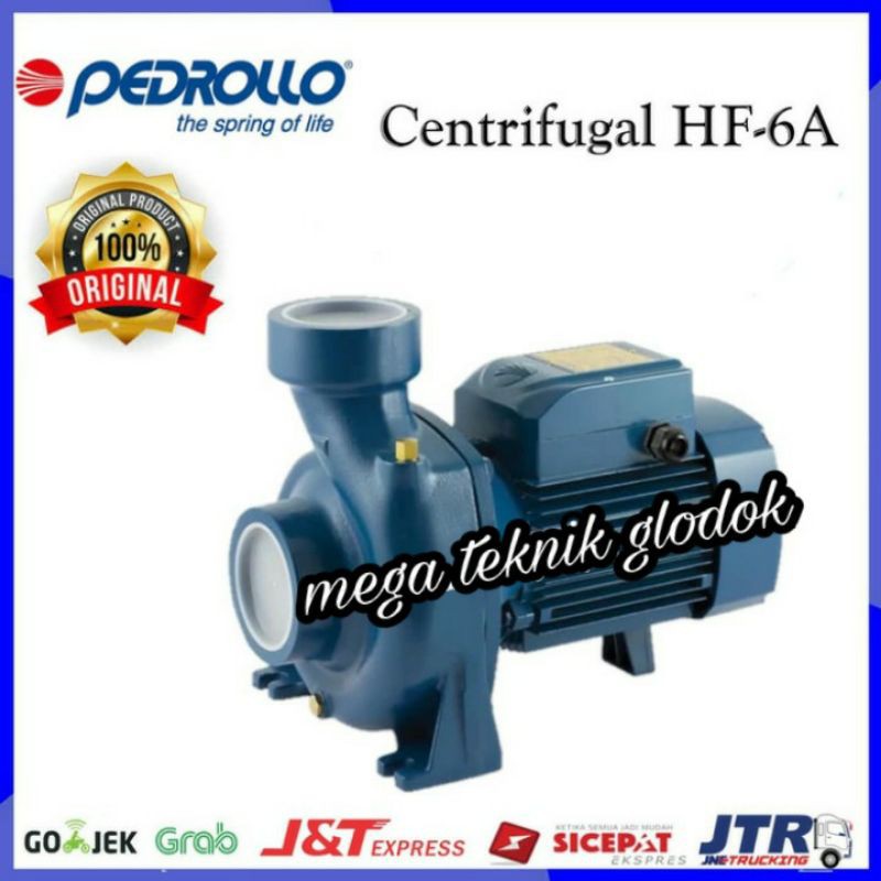 Pompa Air Centrifugal Pedrollo HF-6A 2,2Kw 380V Pompa Sirkulasi