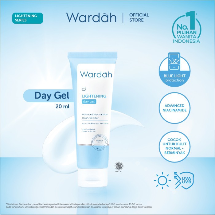 Wardah lightening Day Gel 20 ml