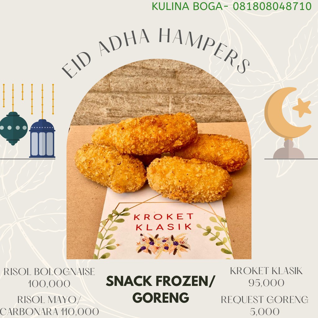 

Parsel Idul Adha/ Hampers Eid Adha/ Parsel Eid/ Paket Eid/ Parsel Ramadan RISOL KROKET