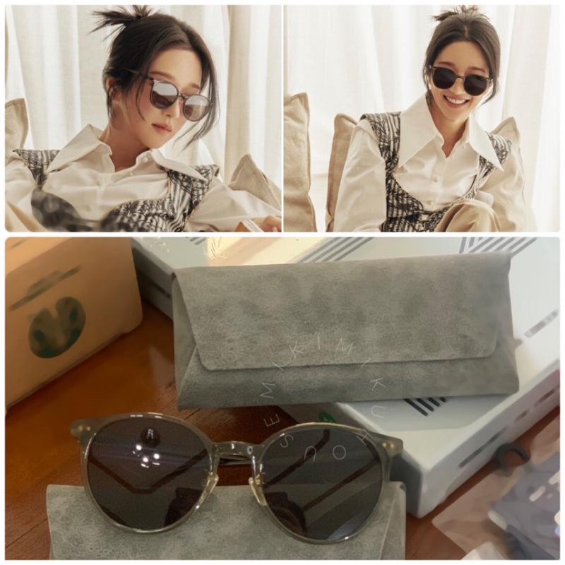 OFFICIAL SEO YEA JI RIETI BIJOU KHAKI SUNGLASSES RIETI X SEO YE JI EDITION DORIS LICORNE KACAMATA