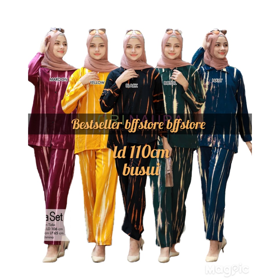 SETELAN TIE DIE LENGAN PANJANG | DASTER ARABIAN RENDA JUMBO PANJANG COD MURAH PANJANG BUSUI RAYON