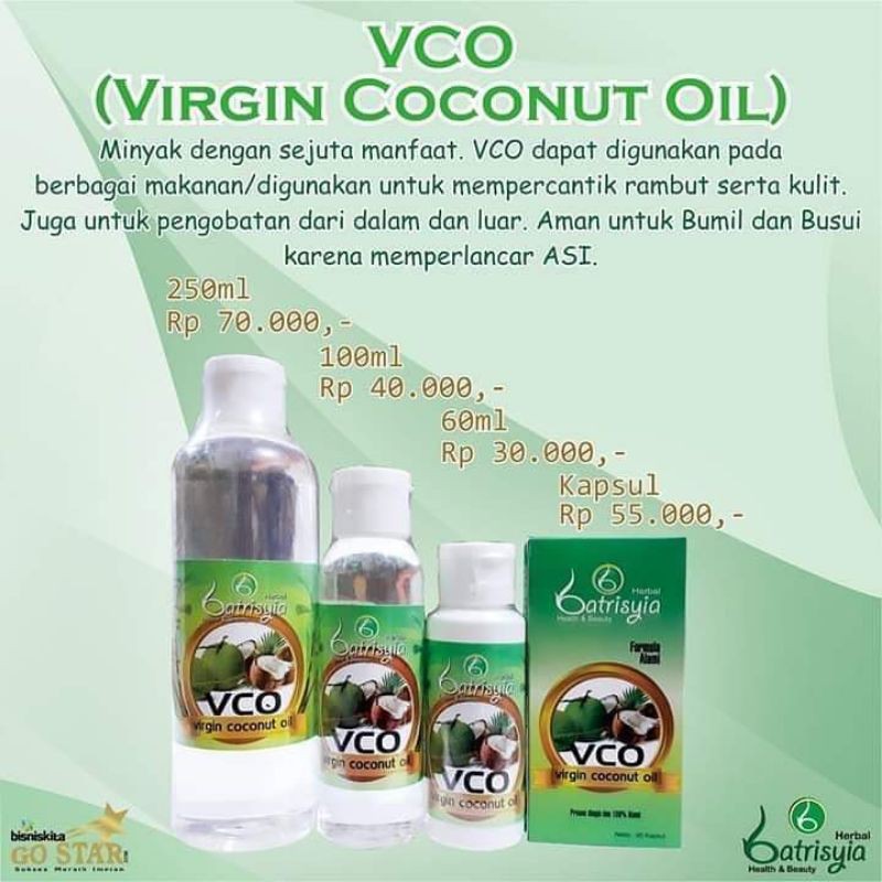

VCO 60ml (Virgin Coconut Oil)