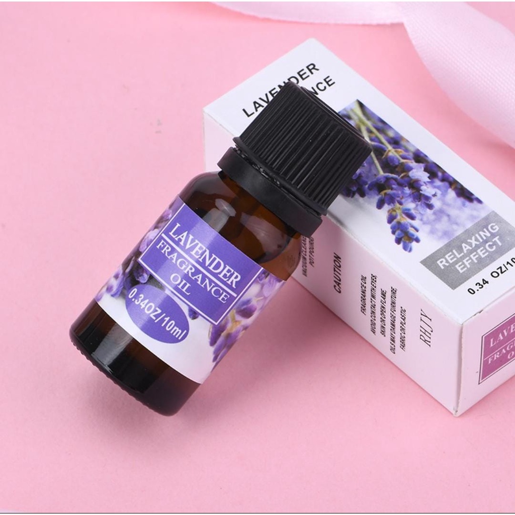 [TAFFWARE] Humidifier Aromatherapy Humidifier Tabung Ultrasonic Pewangi Ruangan Air Diffuser Purifier Oil-Oil 10 ml Lavender