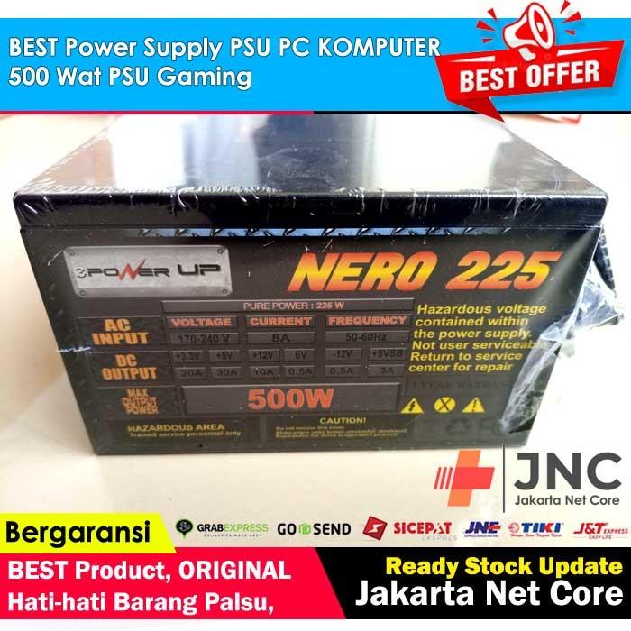 Best Power Supply Psu Pc Komputer 500 Watt Suply Gaming