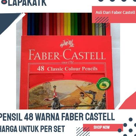 

(BISA COD) Pensil Warna Faber Castel 48 GRATIS ONGKIR Kode 1386