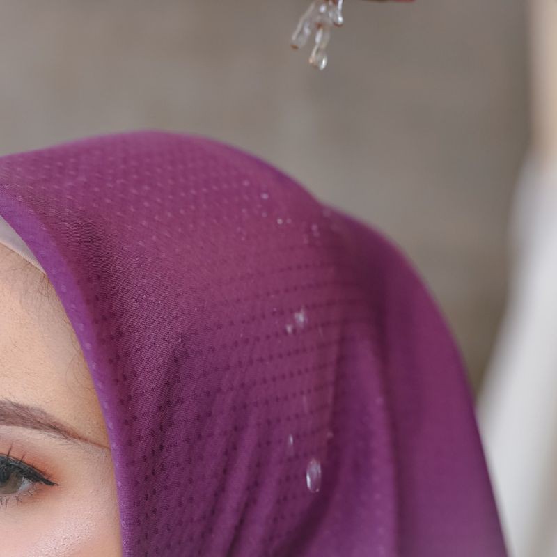 Jilbab Rubiya Lasercut Anti Air A2B By Ansania