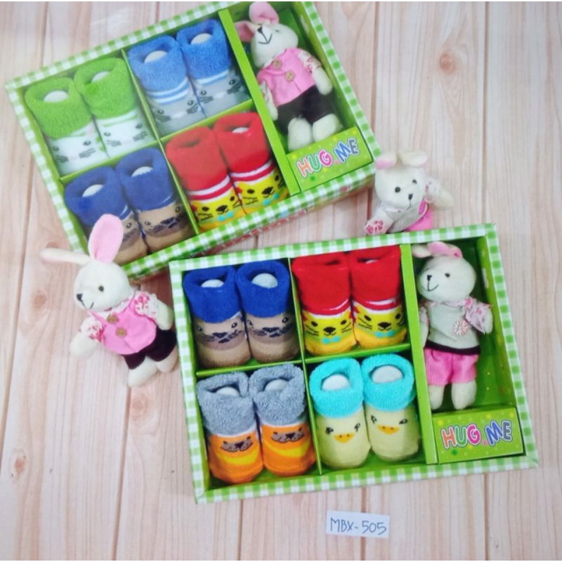 dx, SET KAOS KAKI BAYI + BONEKA