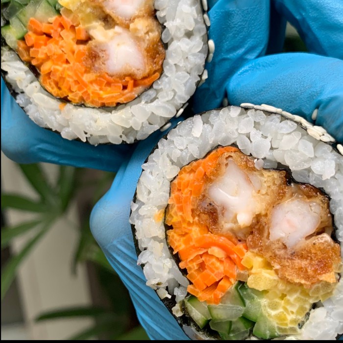 

✨COD✨ KOTO KIMBAP (김밥) AUTHENTIC KOREAN KIMBAP, 1 GULUNG/10 IRISAN - SHRIMP