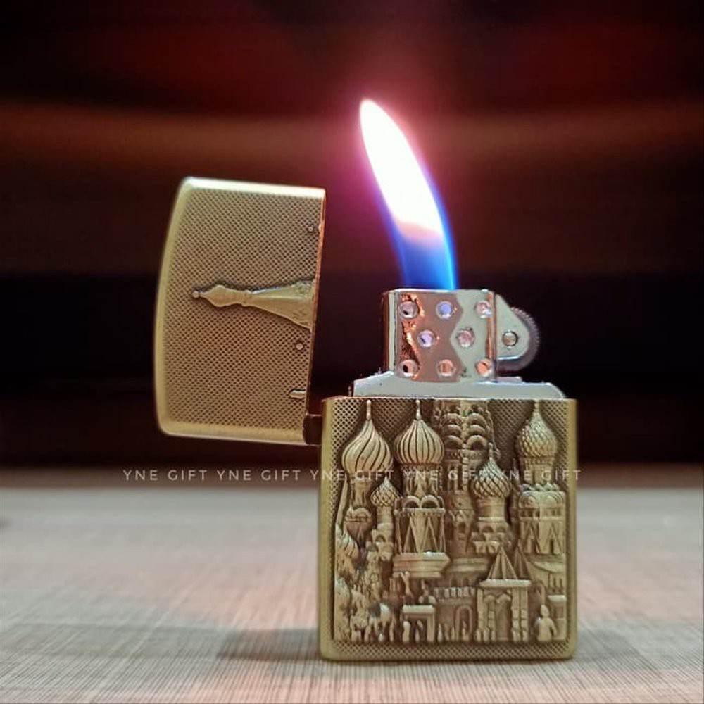 PROMO COD Korek Model Zippo Katerdal Santo Basil - Korek Api Murah