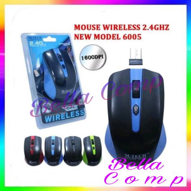 (Murah)Mouse Laptop | mouse PC Wireless | mouse M-Tech | mouse Bluetooth SY-6005 Jarak 10M