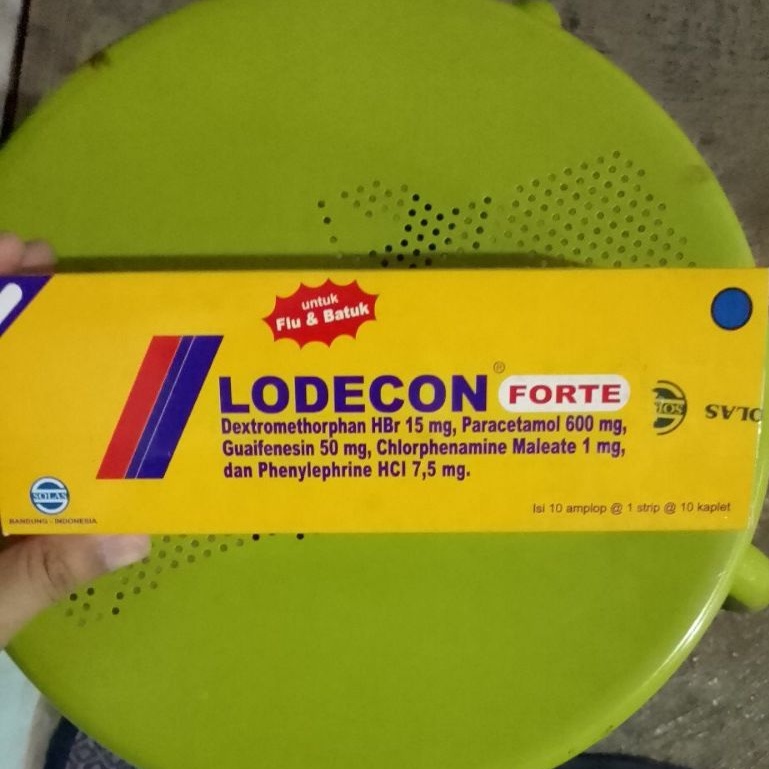 LODECON® FORTE (Obat Batuk,Sakit Kepala,Demam,Flu,Pilek) Solas