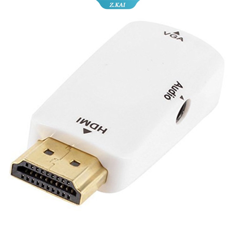 Kabel Adapter Converter HDMI Male Ke VGA Female 1080P Untuk PC / Laptop / TV Box / Komputer / Proyektor