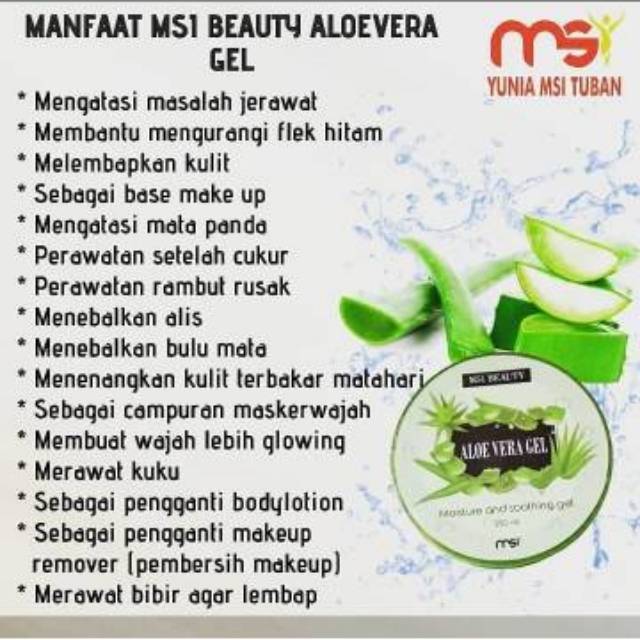 Aloe Vera Gel Msi 100 Original Indonesia