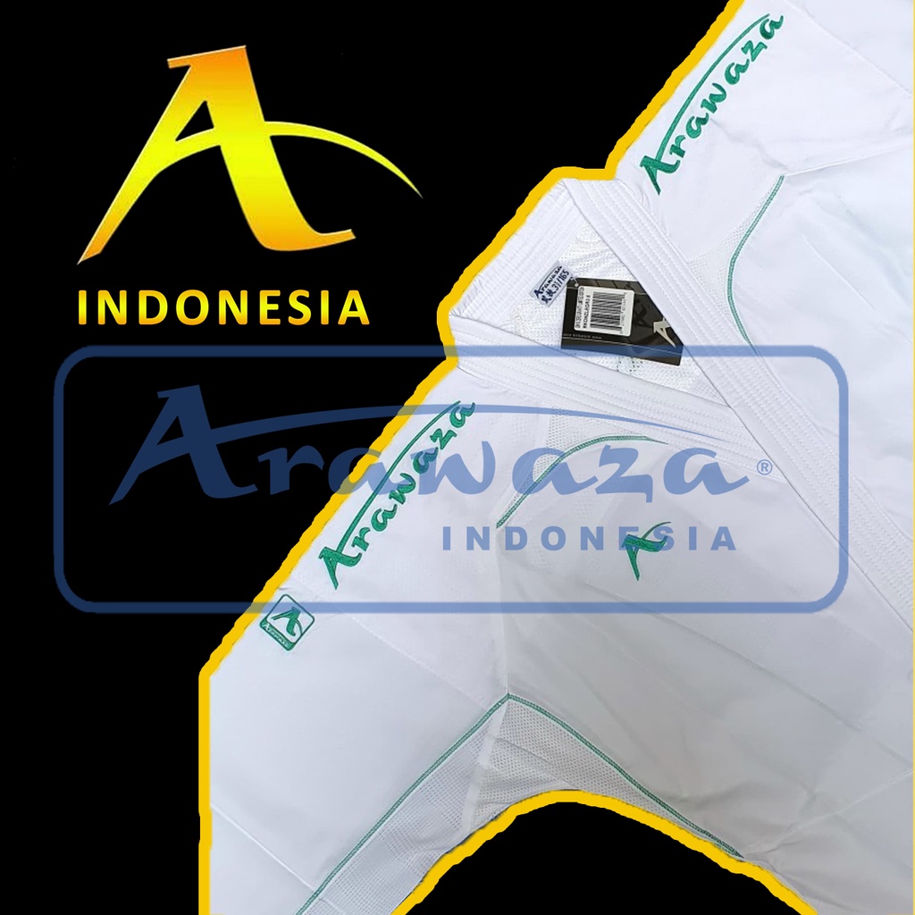 BAJU KARATE KUMITE ARAWAZA ONYX ZERO GRAVITY LIMITED EDITION - GREEN 1005 ORIGINAL