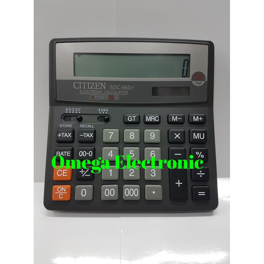 

ORIGINAL CITIZEN SDC-660ll Kalkulator Meja Desktop SDC 660 16 Digit