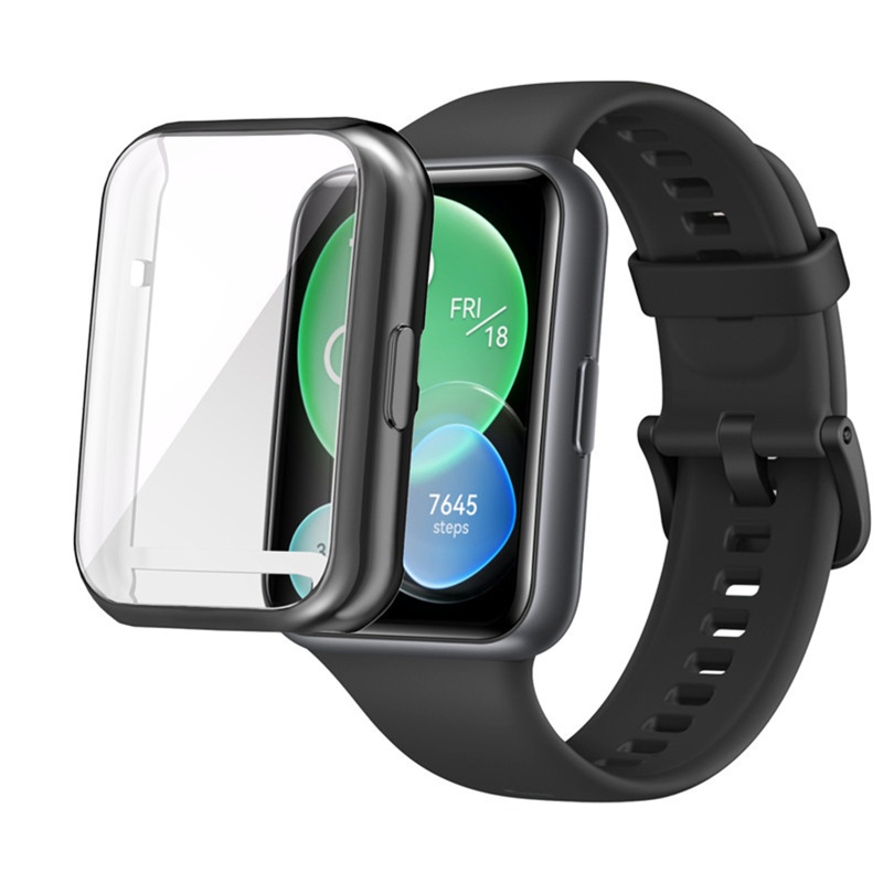 Cre Soft Case TPU Transparan Tahan Gores Untuk Smartwatch Huawei FIT2