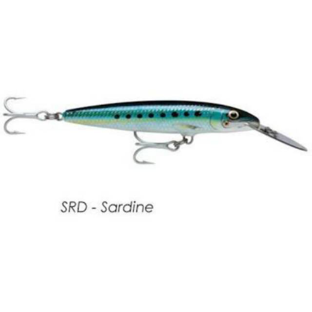 RAPALA MAGNUM CDMAG SRD (SARDINE) 14CM / 36GR / SINKING / PLONGEANT HARD LURE MINNOW UMPAN IKAN