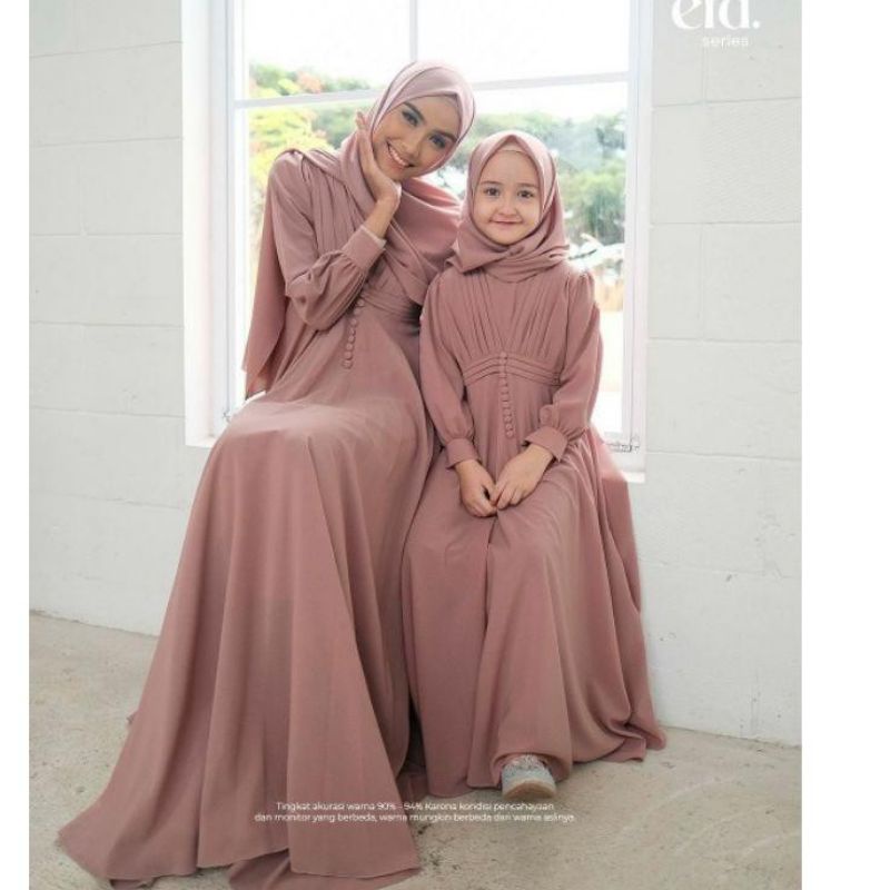 Jasmine dress kids by Kazami set hijab square