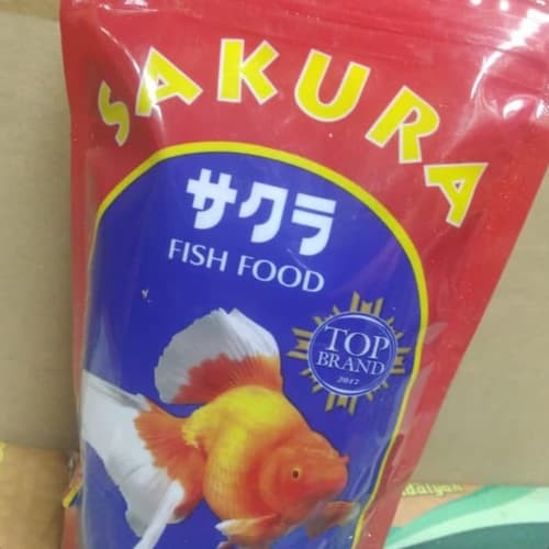 pelet sakura pakan ikan mas koki