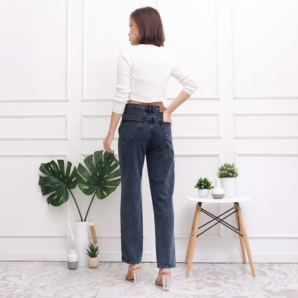 FWR - CELANA BOYFRIEND JEANS FLORENCE RIPPED FURING SNOW 27-34