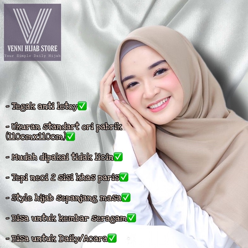 SEGIEMPAT PARIS DAILY HIJAB VOAL PARIS OLD JADUL