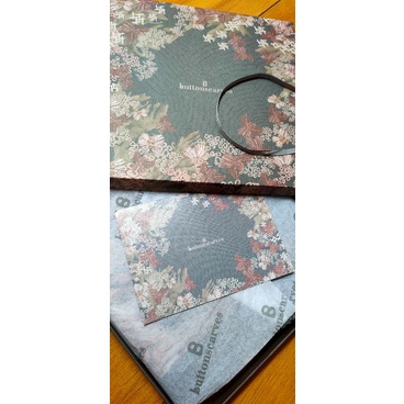 Preloved Les Amities Buttonscarves pine
