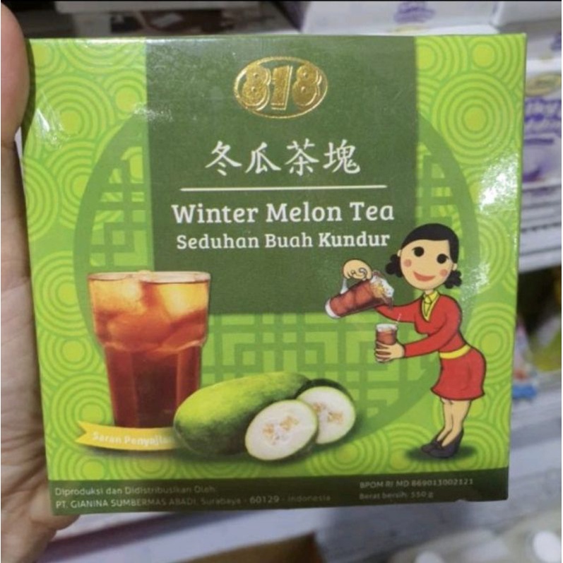 

818 winter melon tea 500gr / seduhan buah kundur