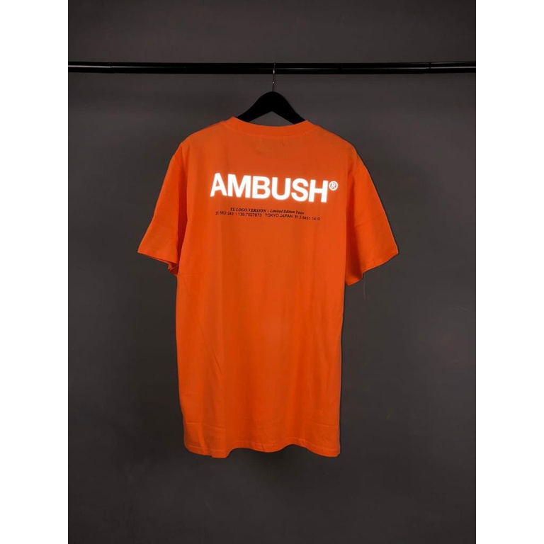 kaos ambush mirror / tshirt ambush import / baju kaos ambush import / atasan import pria / baju polo