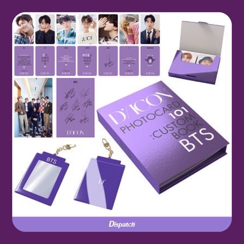 [READY STOCK] DICON PC 101 BTS Set Member Binder