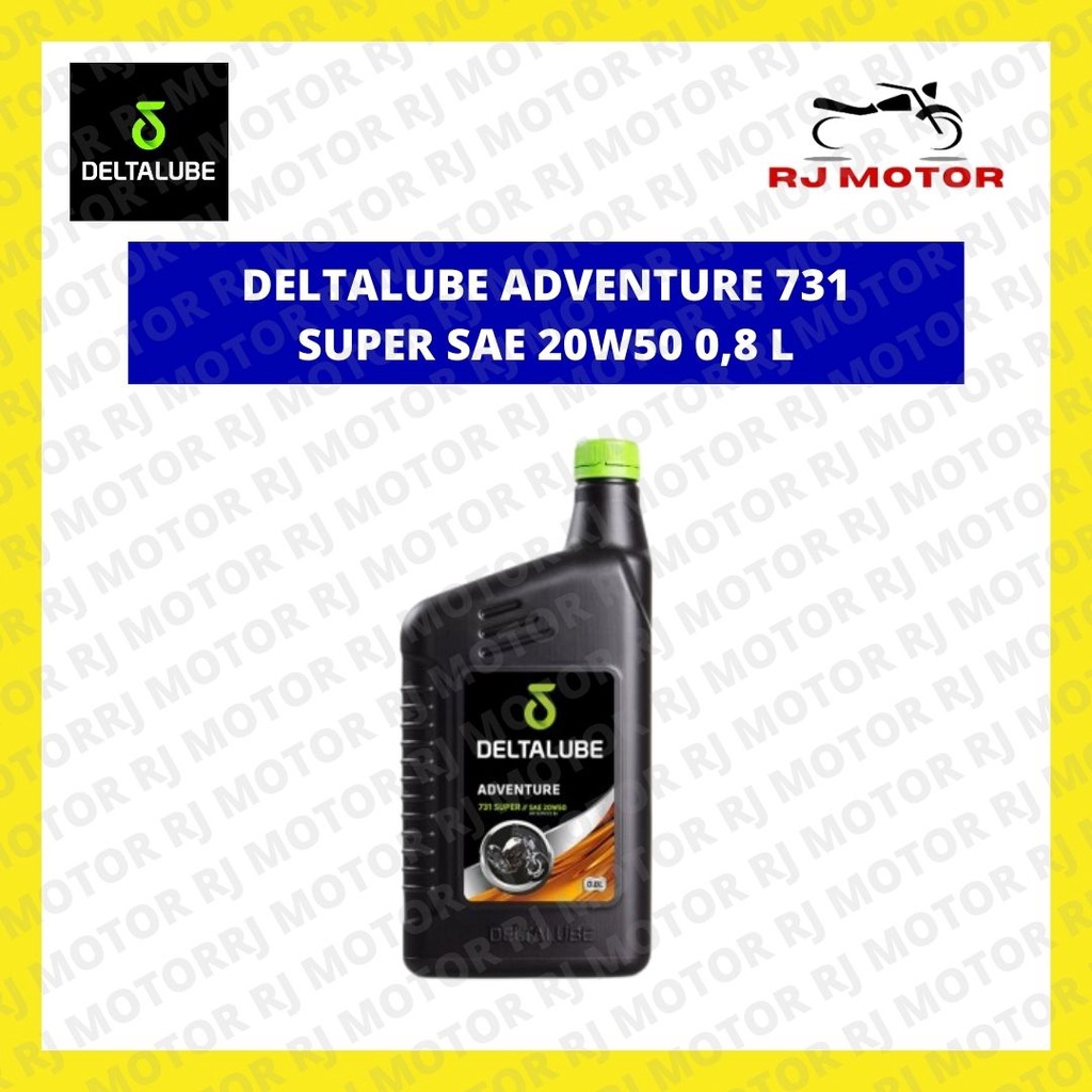 OLI DELTALUBE ADVENTURE 731 SUPER SAE 20W50 0,8 LITER ASLI DELTALUBE