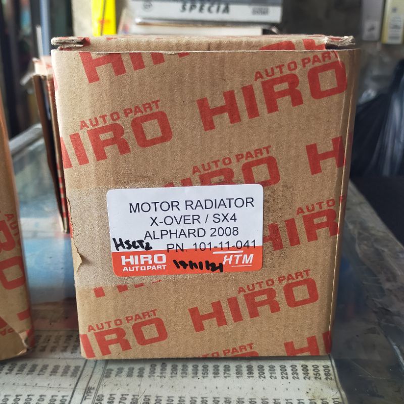 Motor fan radiator X-OVER, SX4, ALPHARD 2008