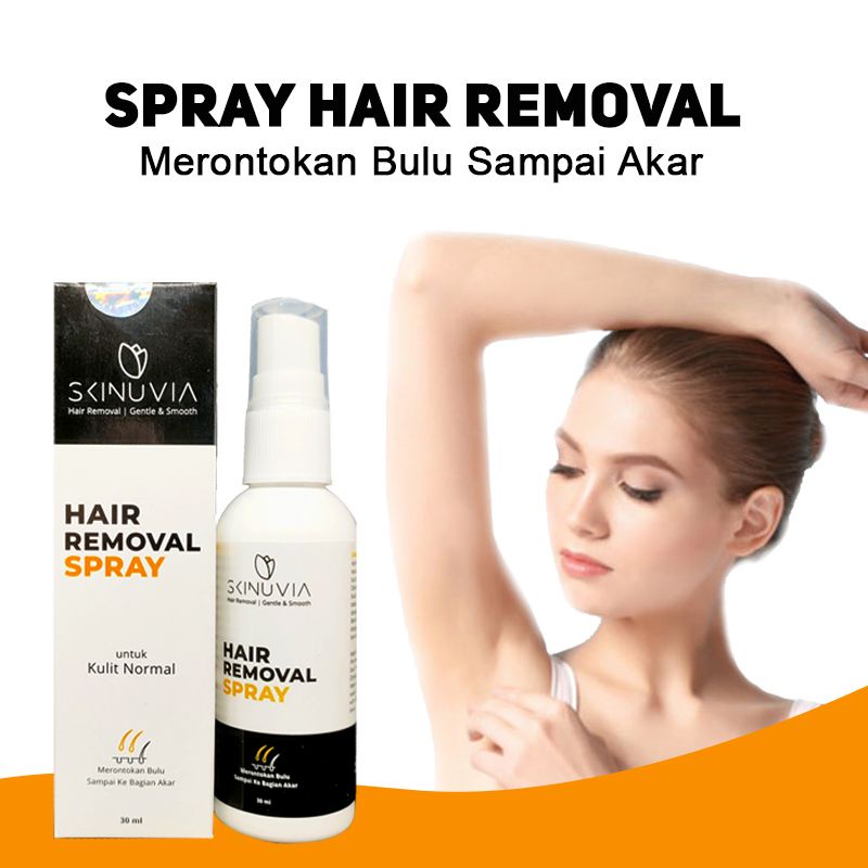 SKINUVIA HAIR REMOVAL SPRAY Perontok Bulu Waxing Spray