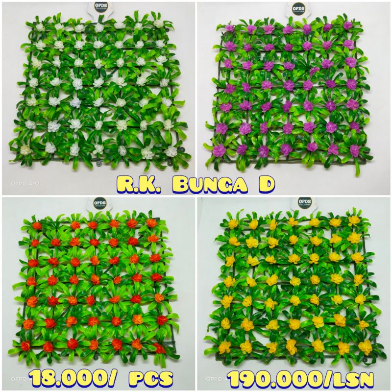 Rumput Kotak Bunga D Rumput Sintetis Rumput Hias Rumput Bunga Rumput Plastik Rumput Nyiur Plastik Ru