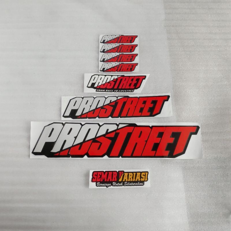 

STIKER PROSTREET CUTTING DAYA REKAT KUAT