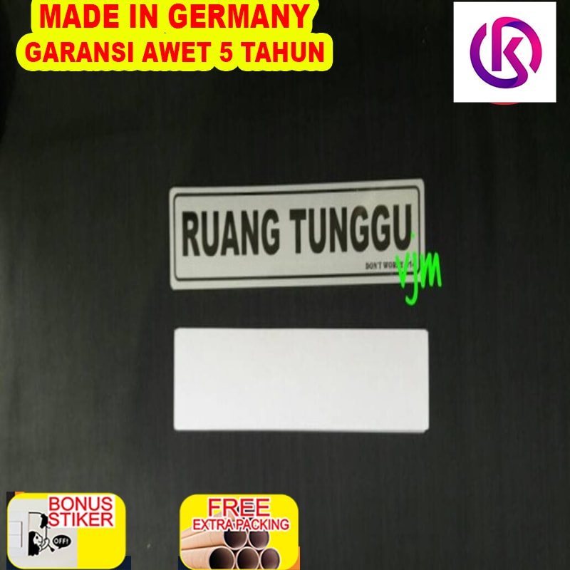 

Grosir Plat RUANG TUNGGU 195x45cm