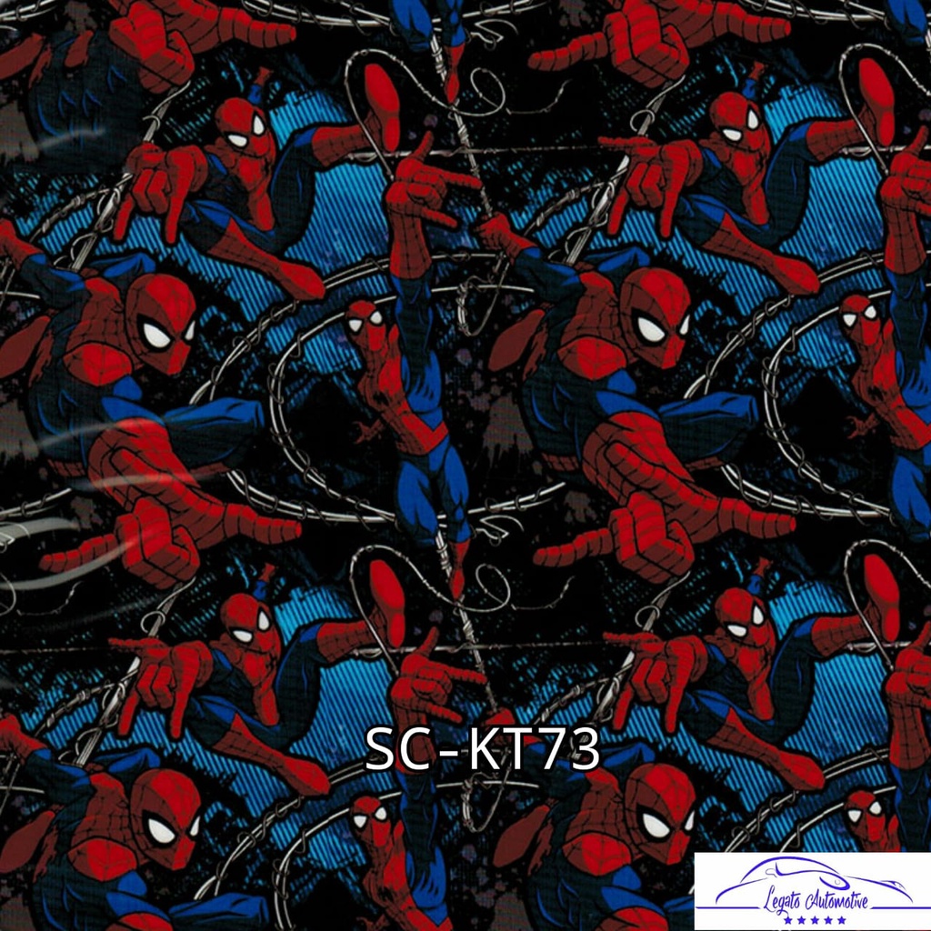 SC-KT73 Film Water Printing WTP Hydrographics Carbon Celup Transparan Motif Kartun Cartoon Bagus