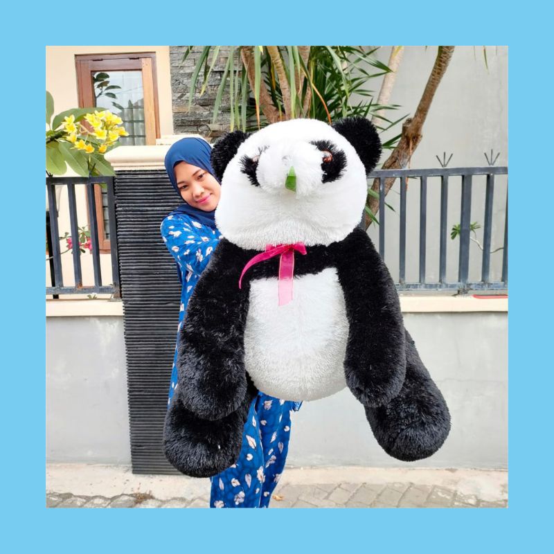 Jual Panda rumput 80cm empuk | Shopee Indonesia