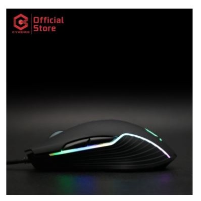 Mouse gaming cyborg wired usb 2.0 optical 4000dpi 60ips 20g 6d 1Khz rgb macro traga f2 f-2