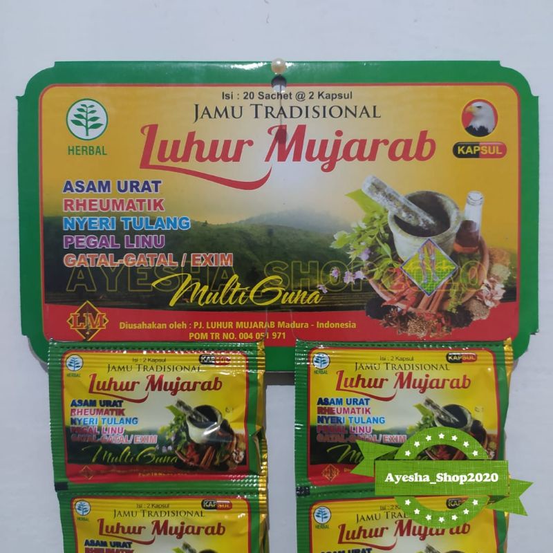 Luhur Mujarab Jamu Tradisional Asli - Kapsul
