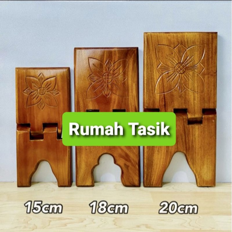 Rekal Al-Quran Kayu / Tatakan Al-Quran / Rehal Al-Quran