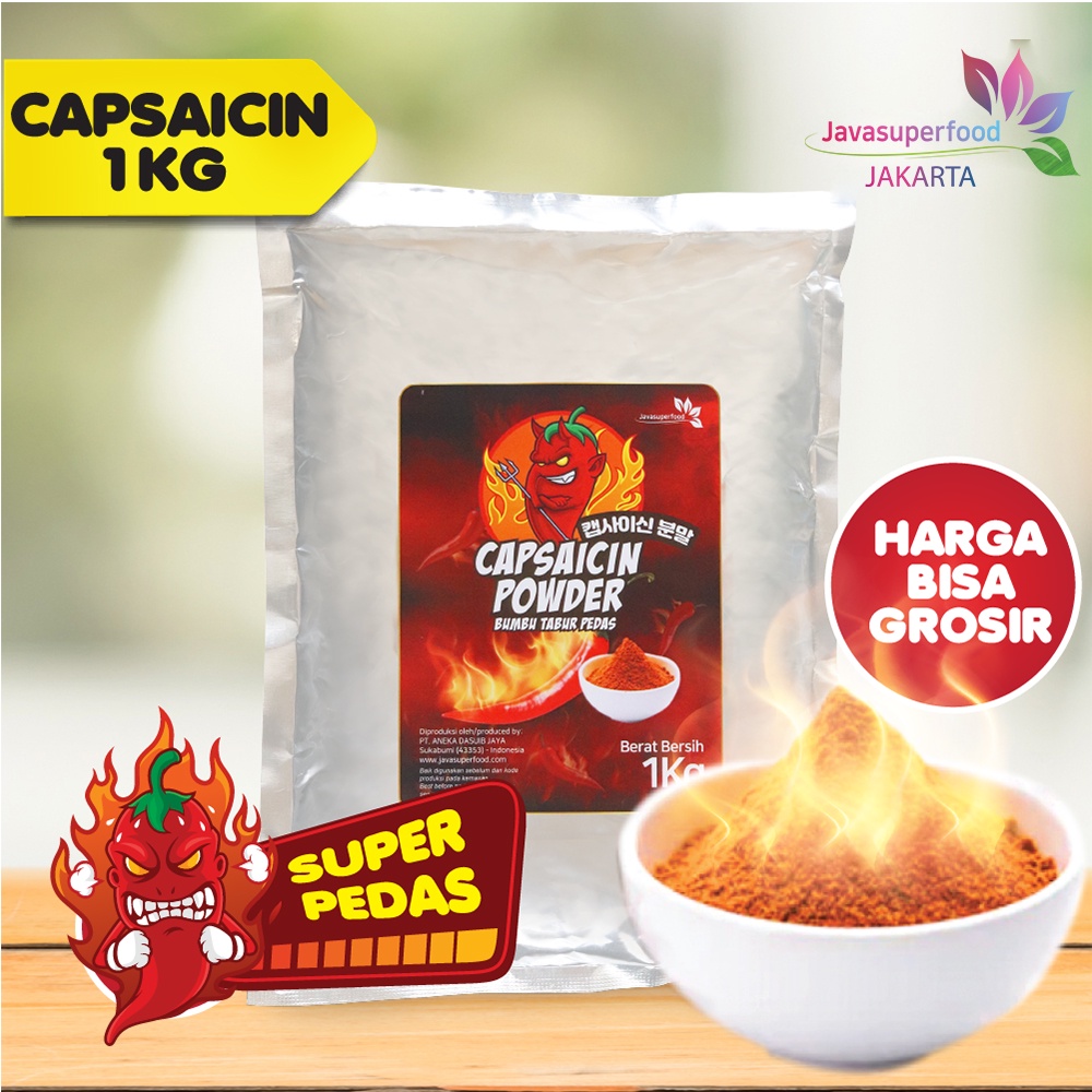 Bubuk Cabe Super Pedas / Bubuk Cabe Pedas / Cabe Bubuk / Bubuk Cabai Kering / CAPSAICIN 1KG