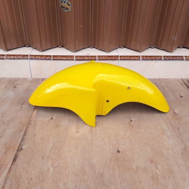 Spakbor depan ninja r spakbor depan variasi cb gl warna kuning